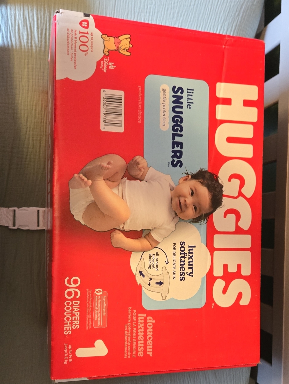 Size 1 Huggies Diapers 96ct